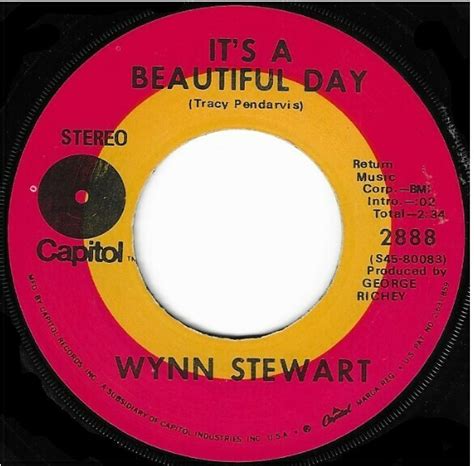 Stewart Wynn Its A Beautiful Day Capitol 2888 Single 7 Vinyl