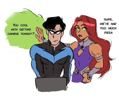 Pin On Nightwing And Starfire
