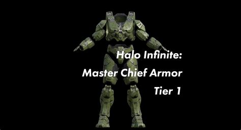 Halo Infinite Master Chief Armor 3d File Kit Nivel 1 Etsy España