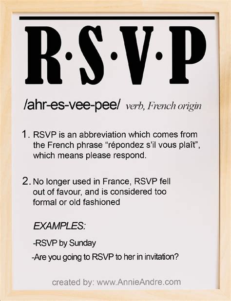 Traditionally, invitations sent by mail included printed envelopes and answer cards that facilitated the recipient's response. How I Made A Fool Of Myself In France Using RSVP: The ...