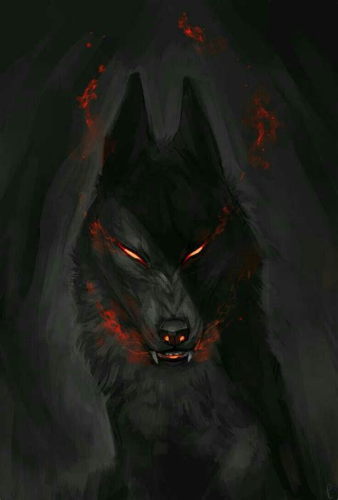 Cool Anime Wolf Demon Wolf Wolf Art