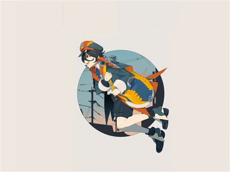 Desktop Wallpaper Mood Happy Anime Girl Original Hd Image Picture