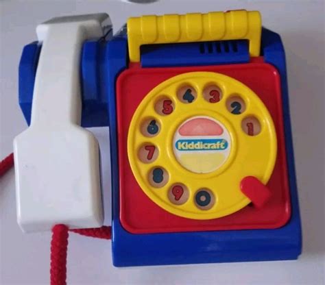 Kiddicraft Toy Telephone Vintage Toys 1980s Vintage Phones Desk Phone