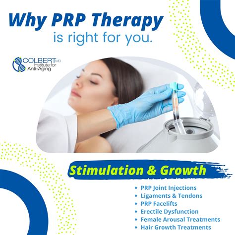 Why Prp Therapy Is Right For You Colbert Institute Of Anti Aging