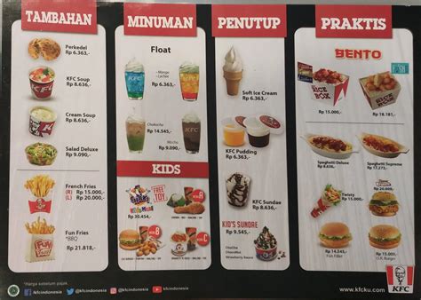 Kfc Indonesia Menu – newstempo