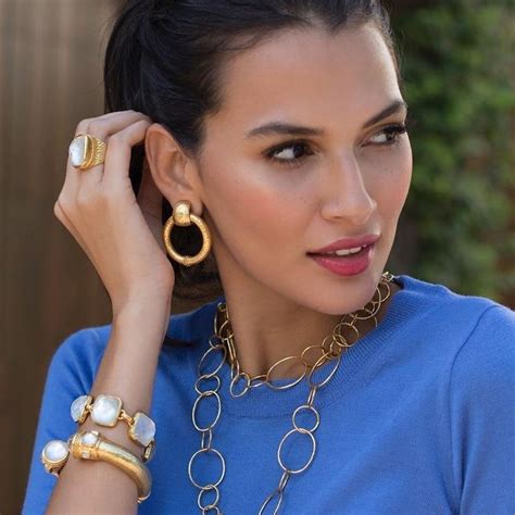 We Cant Get Enough Of The New Julie Vos Collection Gorgeous Gold Perfect For Spring And Summer
