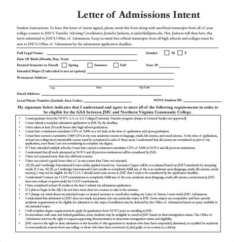 Templates for graduate admission letter. 9 Letter of Intent Graduate School Templates Download | Sample Templates
