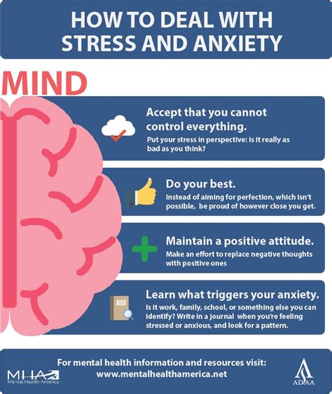 Infographic How To Deal With Stress And Anxiety