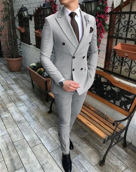 men suits 2 piece grey suits men slim fit suits double etsy grey suit men slim fit suits