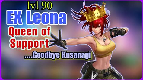 Ex Leona The Best Support Character Kof Allstar Youtube