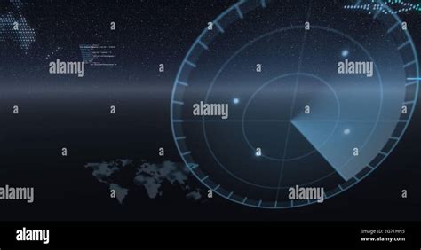 Image Of Data Processing World Maps And Statistics Recording Over