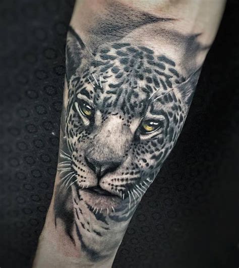 Realism Leopard Tattoo