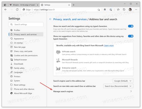 How To Assign Keyword To Search Engine In Microsoft Edge