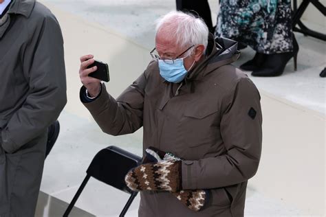 Bernie Sanders Had The Best Reaction To Those Inauguration Memes Glamour