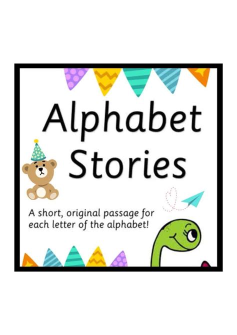 Alphabet Stories Kindergarten Reading Kindergarten Reading Reading