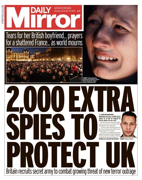 Daily Mirror 2015 11 16