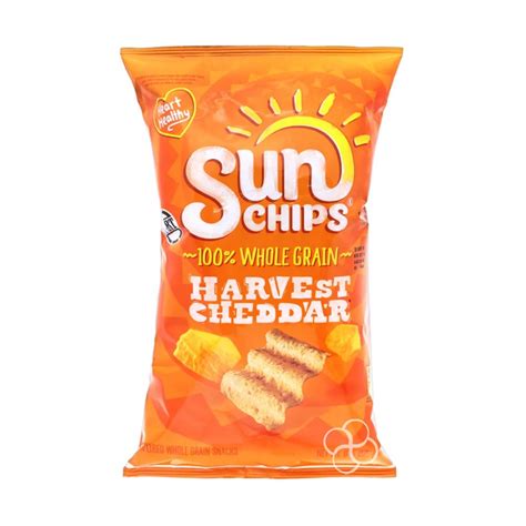 Sun Chips Whole Grain Harvest Cheddar Chips 1842g Healthier Chips 30