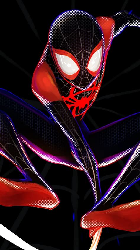 Wallpaper Jumping Spider Manː Into The Spider Verse Miles Morales