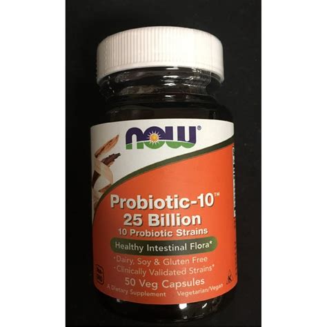 Now Foods Probiotic 10 25 Billion 50 Vcaps