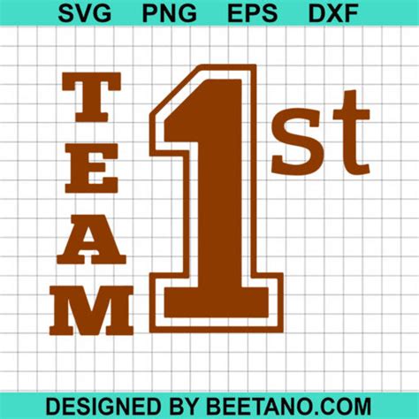 Team 1st Svg Cut File Archives Hight Quality Scalable Vector Graphics