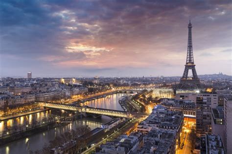 Eiffelturm Sonnenuntergang Fototapete Stadt Skyline Paris Tapete