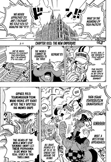 One Piece Chapter TCB Scans