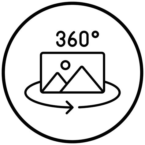 360 Image Icon Style 9485578 Vector Art At Vecteezy