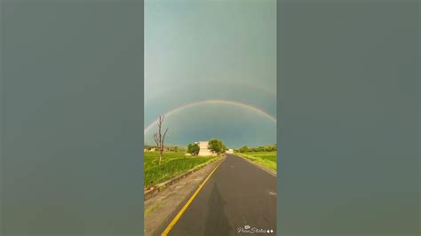 Samahni Valley Beautiful Weather ☁️ And Rainbow 🌈 Youtube