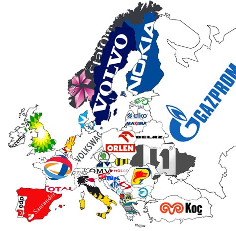 European car brands by country. Landkartenblog: August 2014