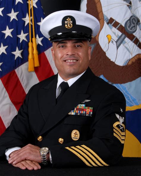 Senior Chief Petty Officer Raymond Alvarez Is A Command Senior Chief A