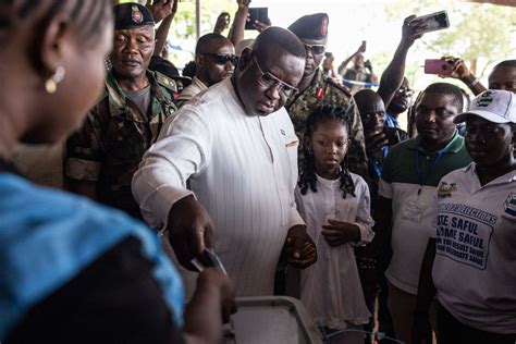 Sierra Leone President Julius Maada Bio Re Elected For Second Term