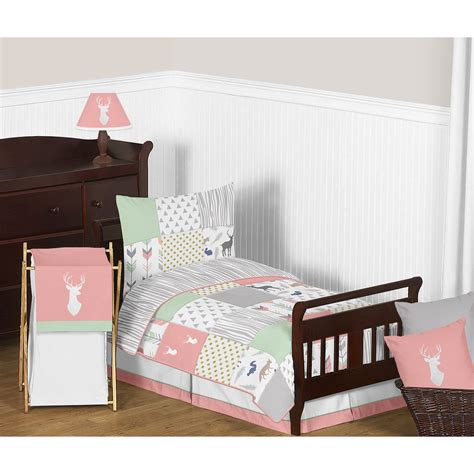 Enjoy free shipping on most stuff, even big stuff. Sweet Jojo Designs Woodsy 5 Piece Toddler Bedding Set ...