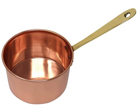 Buy Shalinindia Copper Saucepan With Handle 1450ml Copper Online At Low Prices In India