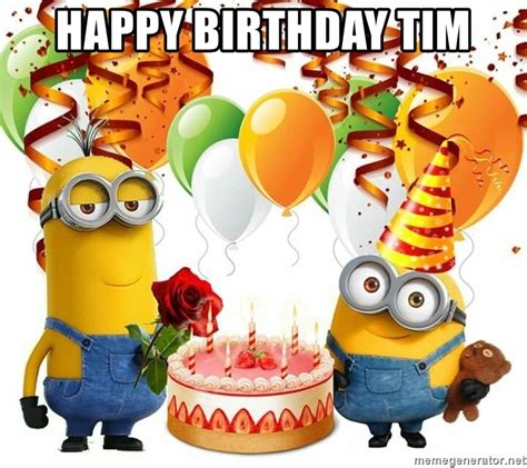 Happy Birthday Tim