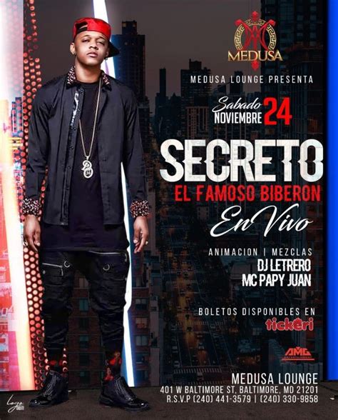 Secreto El Famoso Biberon En Vivo Tickeri Concert Tickets Latin Tickets Latino Tickets
