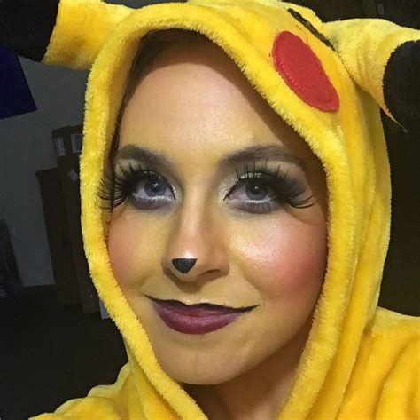 Pikachu Halloween Costume Makeup Pikachu Halloween Costume Cute