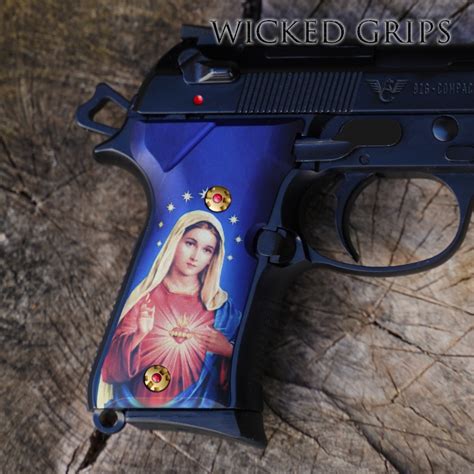 Beretta 92 Compact Pistol Grips Mary Wicked Grips Custom Handgun
