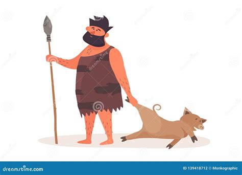 Neanderthal Man Hunting
