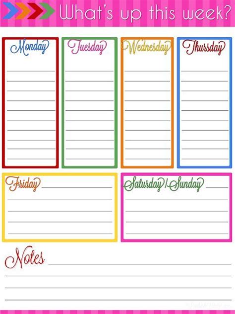 Planning Notebook Free Weekly Planner Templates Weekly Planner