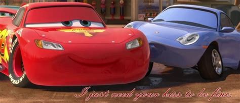 Lightning Mcqueen And Sally Love 35158 Microsec Disney Cars Movie