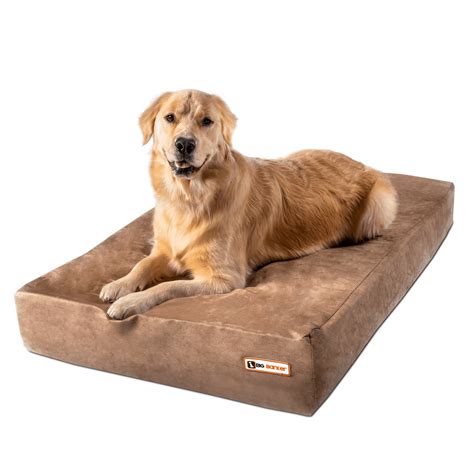 Big Barker 7 Pillow Top Orthopedic Dog Bed For Large Breed Dogs Khaki