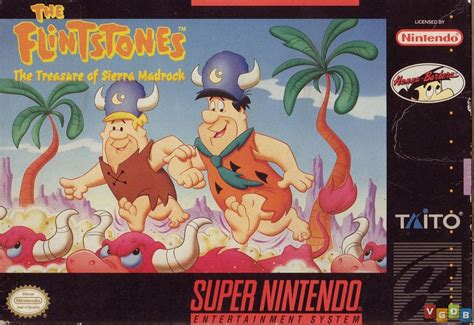 The Flintstones The Treasure Of Sierra Madrock Vgdb Vídeo Game
