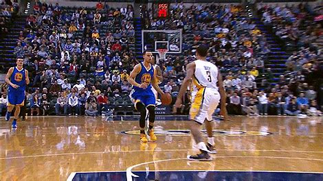 Stephen Curry Crossover On George Hill Sports Basketball Stephen