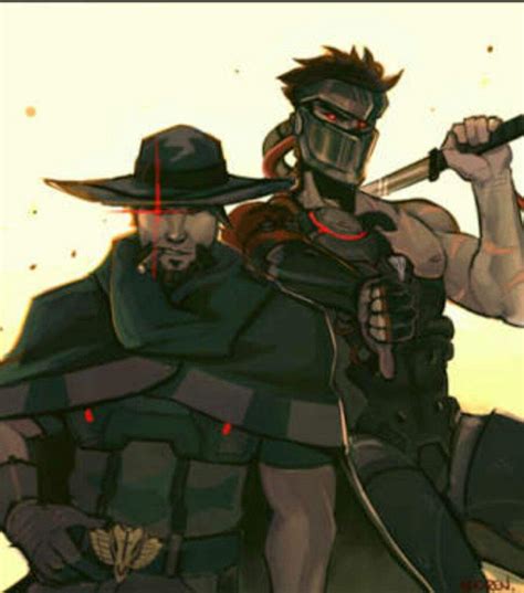 Let Us Take A Moment Genji And Mccree Overwatch Amino