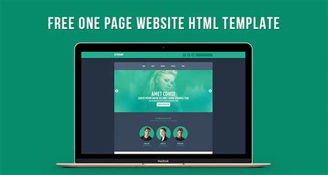 Minimalist blank page, scrolling menu, sliding pages, bootstrap and much more! Free One Page Website HTML Template | Free HTML5 Templates