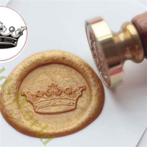 Crown Stamp Etsy