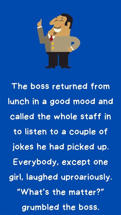 Office Humor The Bosss Joke