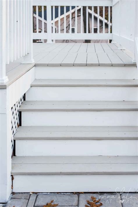 Sherwin williams deck stain woodscapes exterior farmhouse paint colors staining superdeck care system planning to or a popular wood paints stains sherwinwilliams. Sherwin Williams Intellectual Gray and Extra White solid ...