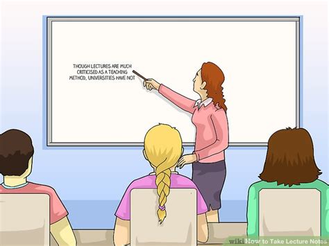 How To Take Lecture Notes With Pictures Wikihow