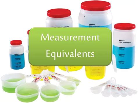 Ppt Measurement Equivalents Powerpoint Presentation Free Download Id